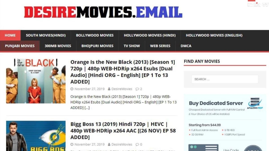 DesireMovies Download Bollywood, Hollywood Movies, Web series, South
