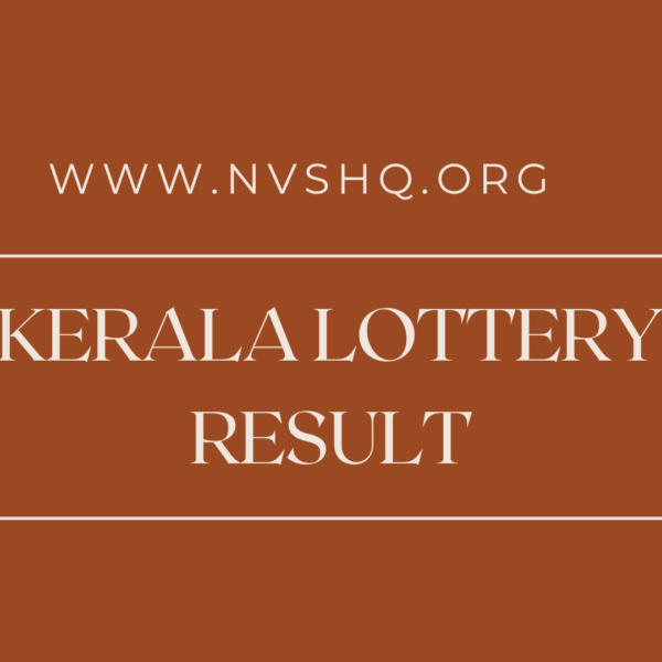Kerala Lottery Result